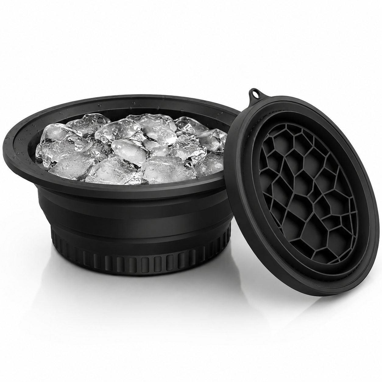 Foldable Ice Face Bowl – Reusable Silicone Ice Facial Spa Bowl for Glowing Skin